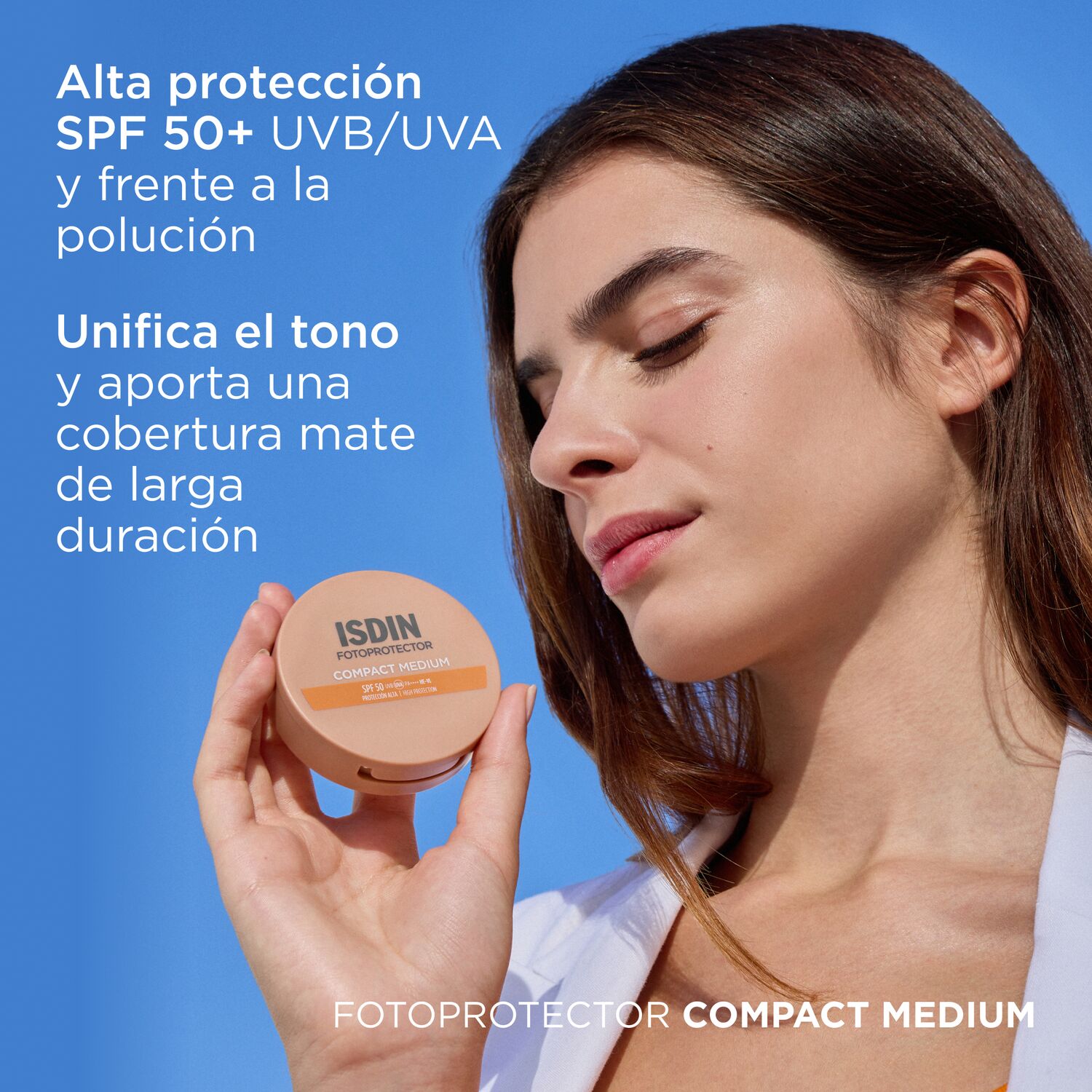 FOTOPROTECTOR COMPACT SPF50 (PROTECTOR SOLAR EN MAQUILLAJE COMPACTO)